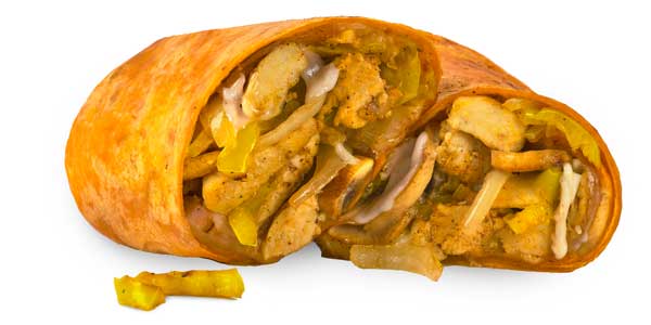 Chicken philly Wrap